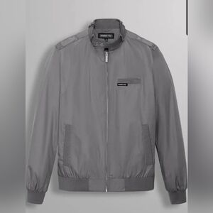 Members Only Classic Iconic Racing Jacket. Grey. Men's Size 44L